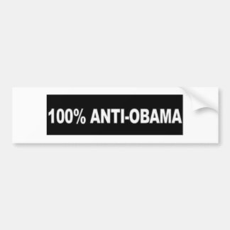 Adesivo Para Carro Anti-Obama 100%