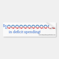 Anti-Obama "1 trillion na despesa de deficit "