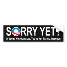 Anti-Obama Bumper Sticker: Desculpe Ainda?