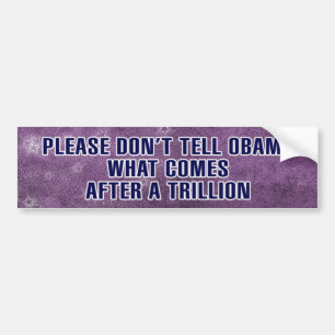 Adesivo Para Carro Anti-Obama BumperSticker