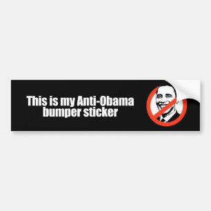 Adesivo Para Carro Anti-Obama - este é meu autocolante no vidro