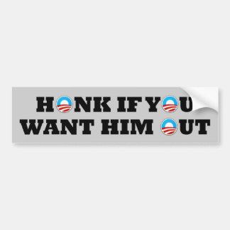 Adesivo Para Carro Anti Obama "honk se" autocolantes no vidro