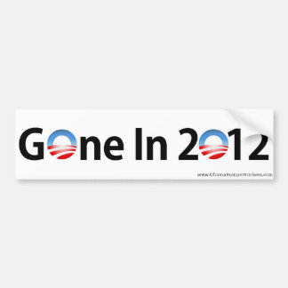 Adesivo Para Carro Anti-Obama "ido em 2012 "