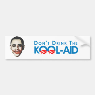 Adesivo Para Carro Anti-Obama - não beba o kool-auxílio