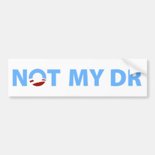 Adesivo Para Carro Anti-Obama: Não meu doutor