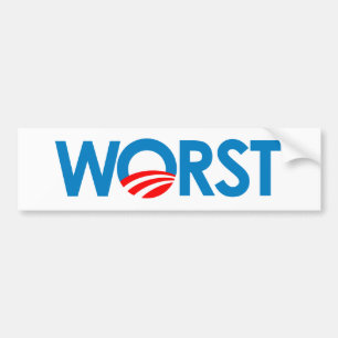 Adesivo Para Carro Anti-Obama - o mais mau
