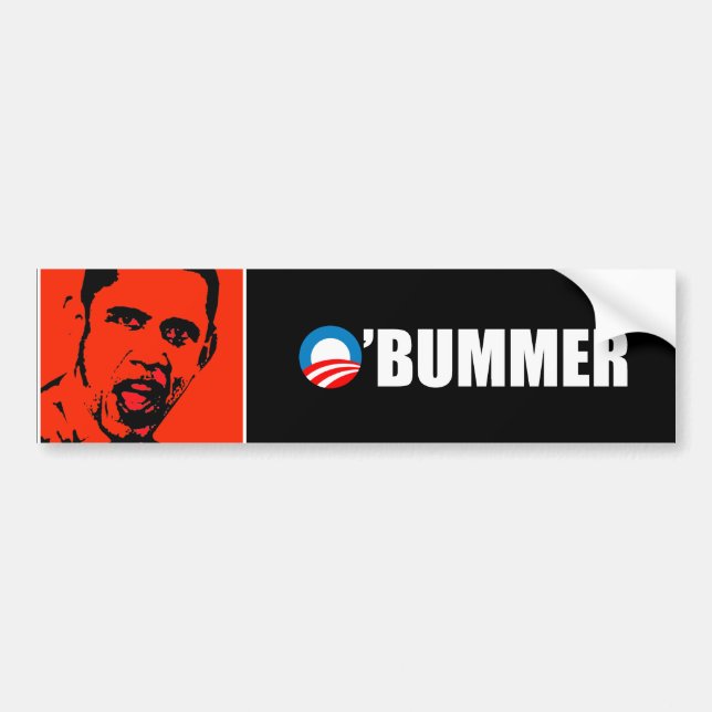 Adesivo Para Carro Anti-Obama - Obummer (Frente)