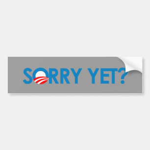 Adesivo Para Carro Anti-Obama - pesaroso ainda