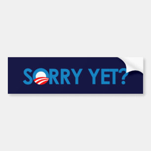 Adesivo Para Carro Anti-Obama - pesaroso ainda