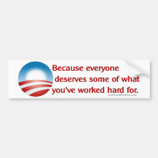 Adesivo Para Carro Anti-Obama porque (vermelho)