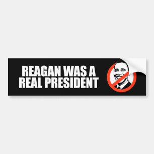 Adesivo Para Carro ANTI-OBAMA- Reagan era um presidente real