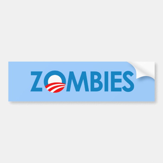 Adesivo Para Carro Anti-Obama - zombis (Frente)
