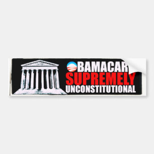 Adesivo Para Carro Anti ObamaCare - suprema inconstitucional
