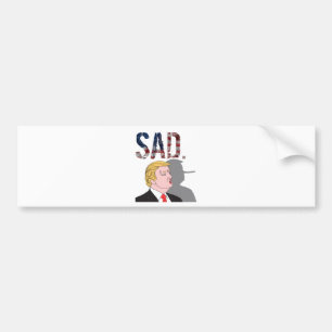 Adesivo Para Carro Anti presidente sarcástico engraçado Donald Trum