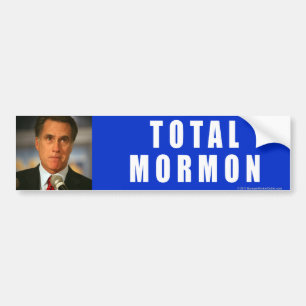 Adesivo Para Carro Anti-Romney Mormon do total da etiqueta