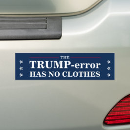 Adesivo Para Carro Anti-Trump Error Anti-Fraude Corrupção