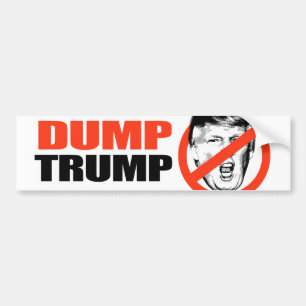 ADESIVO PARA CARRO ANTI-TRUMP - TRUNFO DA DESCARGA -