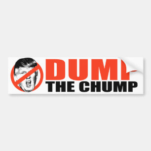 Adesivo Para Carro Anti-Trunfo - despeje o Chump -