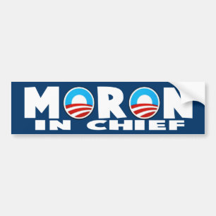 Adesivo Para Carro Anti um parvo de Obama Obama