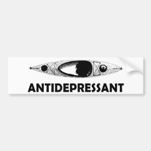 Adesivo Para Carro Antidepressivo do caiaque
