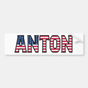 Adesivo Para Carro Anton Name Vorname USA Aufkleber Sticker Auto