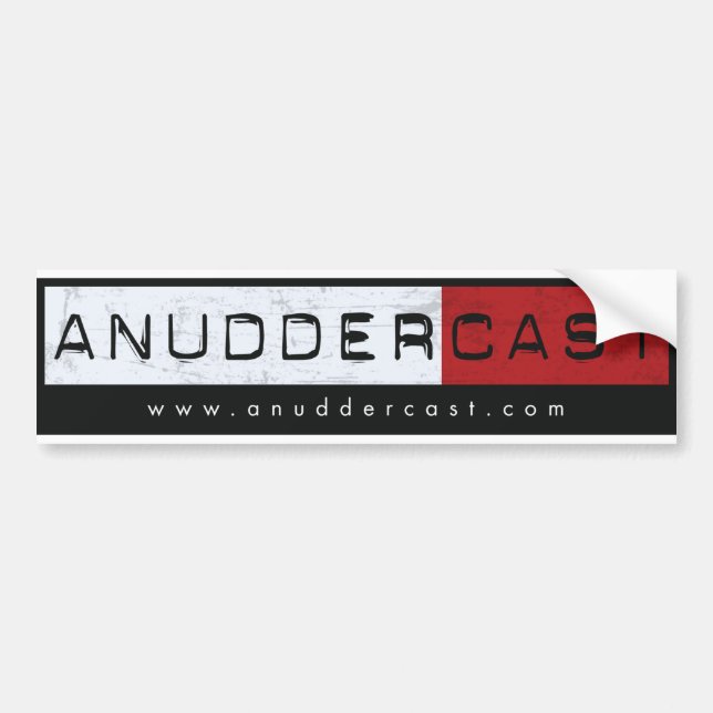 Adesivo Para Carro AnudderCast: O autocolante no vidro traseiro (Frente)