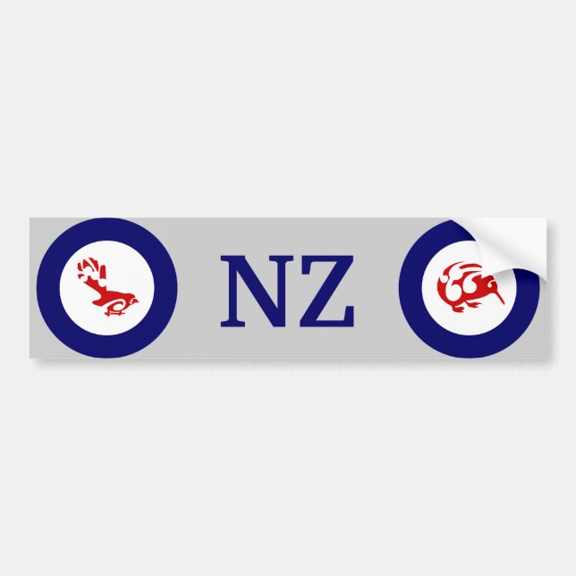 Adesivo Para Carro Aotearoa Nova Zelândia - Pássaro (Frente)