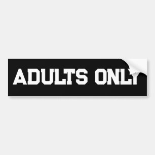 ADESIVO PARA CARRO APENAS ADULTOS
