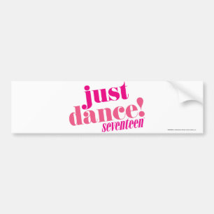 Adesivo Para Carro Apenas dança - rosa