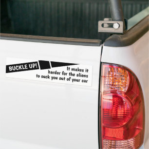 Adesivo Para Carro Apertem os cintos, alienígenas estão vindo para te