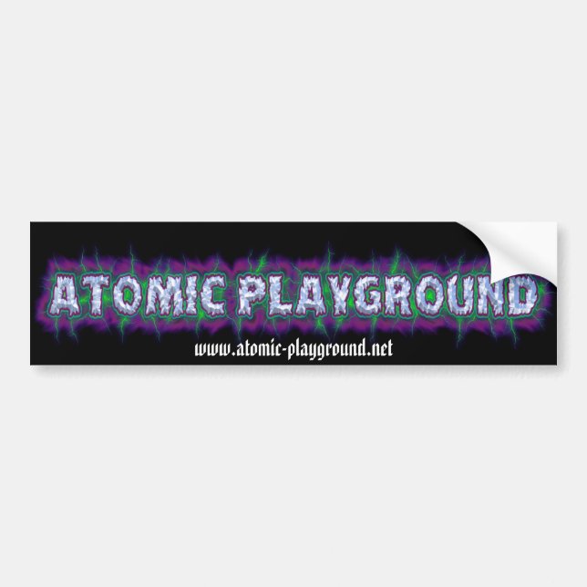 Adesivo Para Carro APLogoBumper, www.atomic-playground.net (Frente)