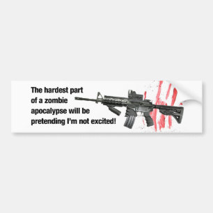Adesivo Para Carro Apocalipse do zombi