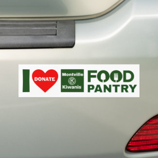 Adesivo Para Carro Apoiar o Montville Kiwanis Food Pantry