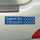 Adesivo Para Carro Apoie nosso patriotismo das tropas (On Car)
