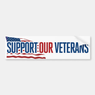Adesivo Para Carro Apoie o Dia dos Veteranos do Memorial Day Veteran