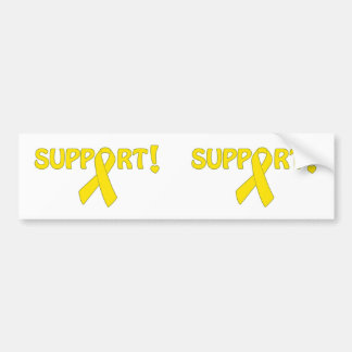 Adesivo Para Carro Apoio amarelo da fita!