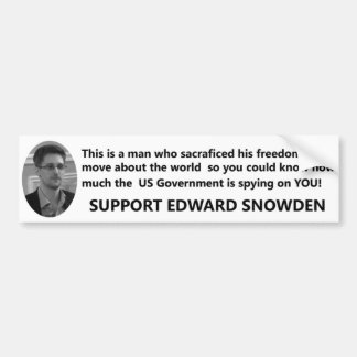 Adesivo Para Carro Apoio Edward Snowden