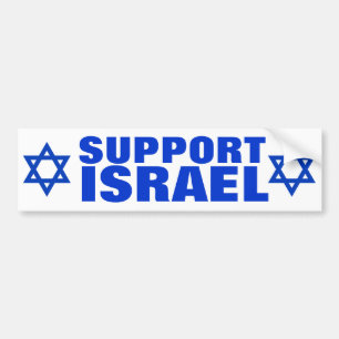 Adesivo Para Carro Apoio Israel