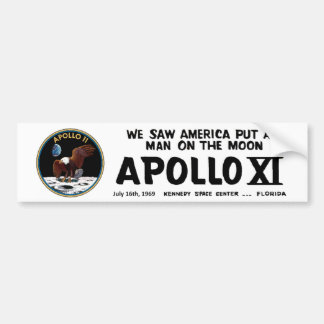ADESIVO PARA CARRO APOLLO 11 DESEMBARQUE DE LUA