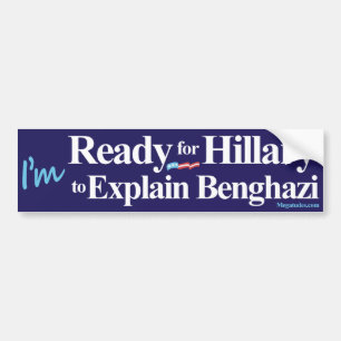 Adesivo Para Carro Apronte para que Hillary explique Benghazi