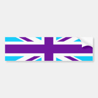 Aqua Purple Union Jack