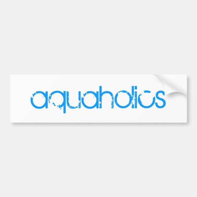 Adesivo Para Carro aquaholics (Frente)