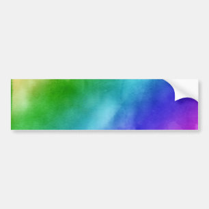 Adesivo Para Carro Aquarelas do Arco-Íris