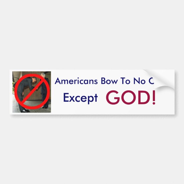 Adesivo Para Carro Arco dos americanos a ninguém (Frente)