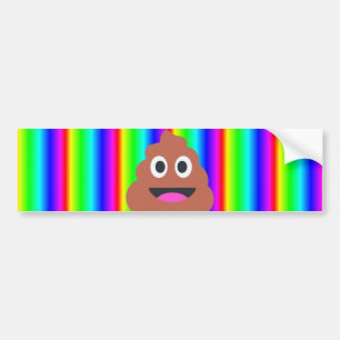 Adesivo Para Carro arco-íris emoji