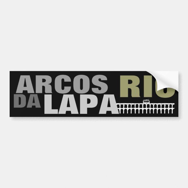 ADESIVO PARA CARRO ARCOS DA LAPA - RIO (Frente)