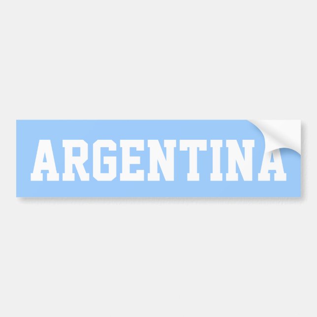 Adesivo Para Carro Argentina (Frente)