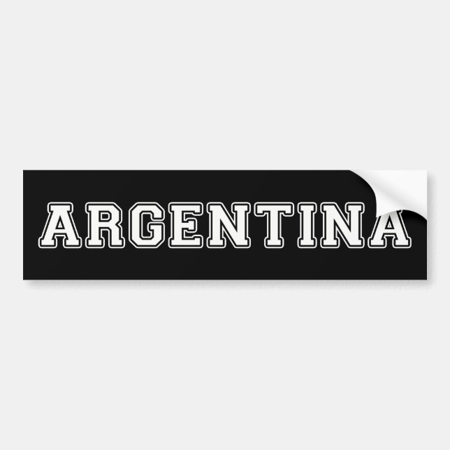 Adesivo Para Carro Argentina (Frente)