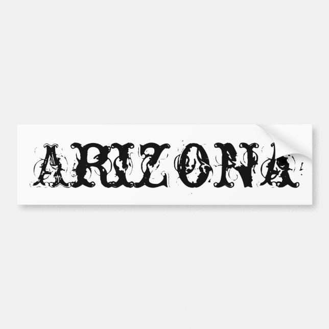 Adesivo Para Carro Arizona (Frente)