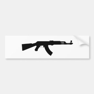 Adesivo Para Carro Arma de Ak47